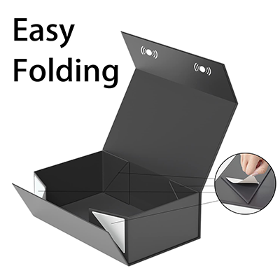 Black folding magnet box 2