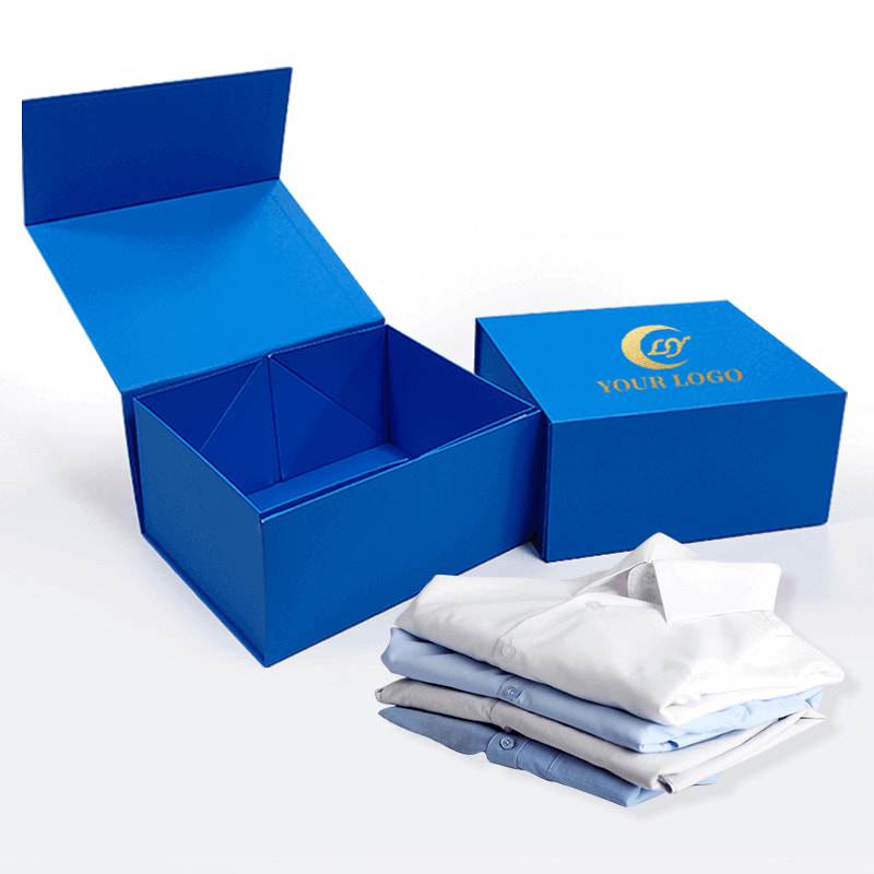 Blue Folding Box with Magnetic Closure